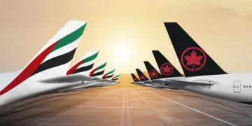 阿联酋航空与加拿大航空启动代码共享合作 以扩大全球网络和提升乘客旅行体验