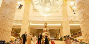 上海虹桥西郊庄园丽笙大酒店圣诞点灯仪式璀璨启幕