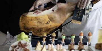 “食光臻耀”5J火腿联名主题下午茶 深圳中洲万豪酒店 x Cinco Jotas 5J
