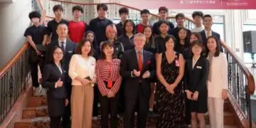 厦门长菁外籍人员子女学校师生参访厦门马哥孛罗东方大酒店 校企联动促成长 收获职业启迪